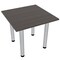 Skutchi Designs 34 in W, 34 in L, 29 in H, Engineered Wood Top, Brown HAR-SQ-34-POST-XD1025 - alternate 1